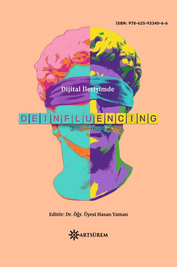 Dijital İletişimde De-Influencing kitabının kapağı